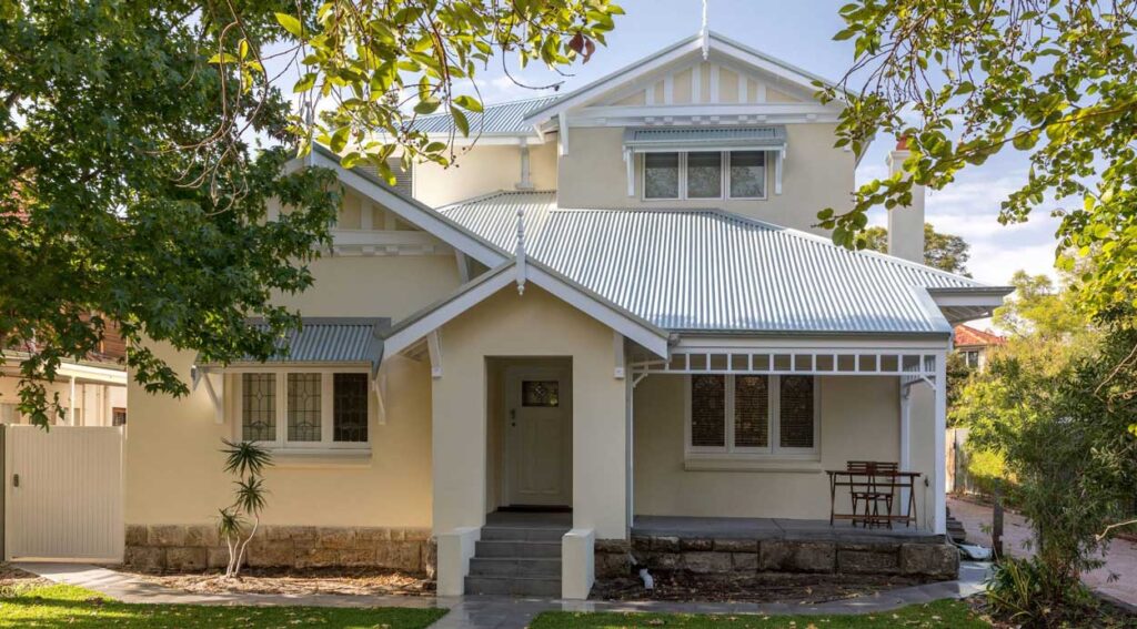 A Character Home renovation in Daglish, Perth which received a second storey addition and ground floor extension